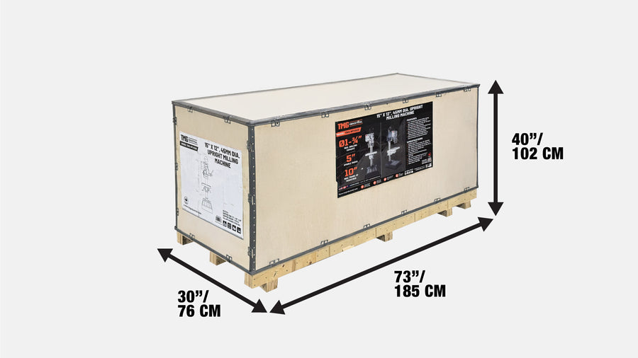 Machine à percer, tarauder et fraiser 15" x 12", moteur 2 CV 220V, colonne extra-haute, tête pivotante à 360° avec inclinaison de ±90°, TMG-MT45UD