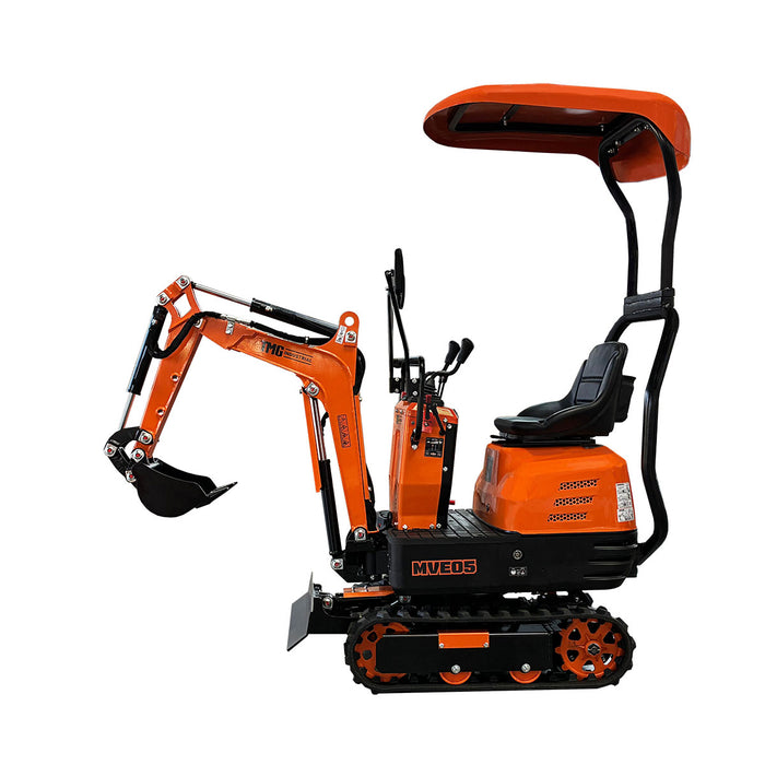 1365 LB Mini Compact Excavator, 306cc/8.5HP Gas Engine, 11-½" Bucket Width, 2000 Lb Digging Force, TMG-MVE05