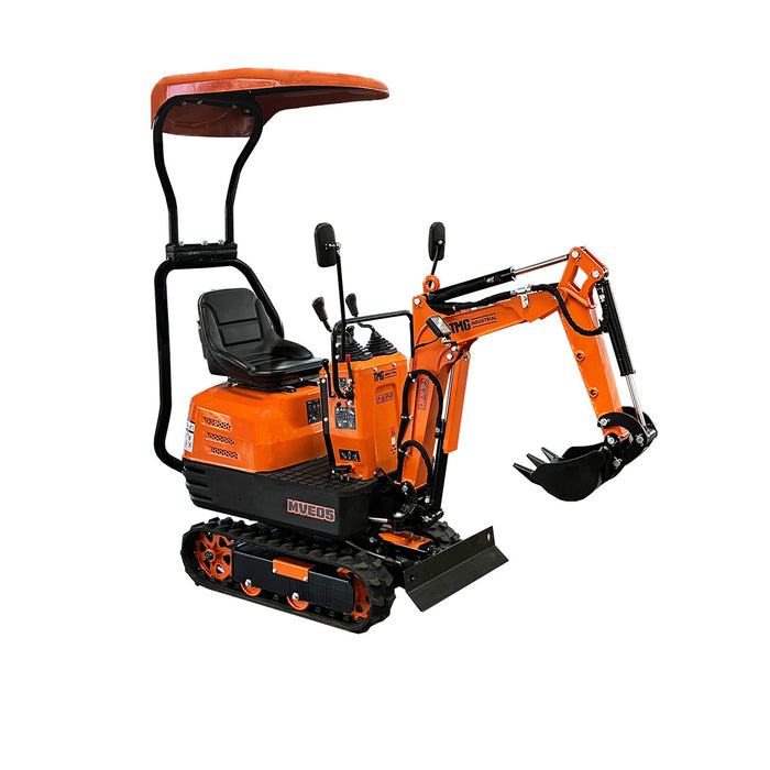 1365 LB Mini Compact Excavator, 306cc/8.5HP Gas Engine, 11-½" Bucket Width, 2000 Lb Digging Force, TMG-MVE05