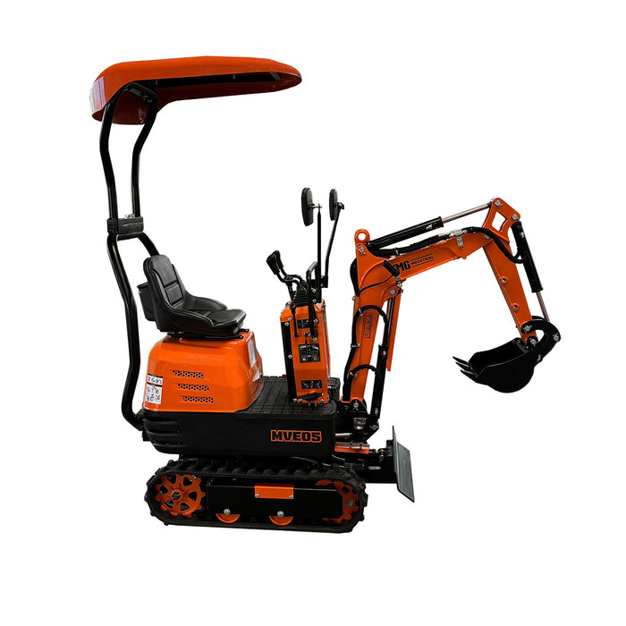 1365 LB Mini Compact Excavator, 306cc/8.5HP Gas Engine, 11-½" Bucket Width, 2000 Lb Digging Force, TMG-MVE05