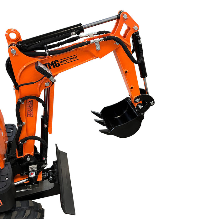 1365 LB Mini Compact Excavator, 306cc/8.5HP Gas Engine, 11-½" Bucket Width, 2000 Lb Digging Force, TMG-MVE05
