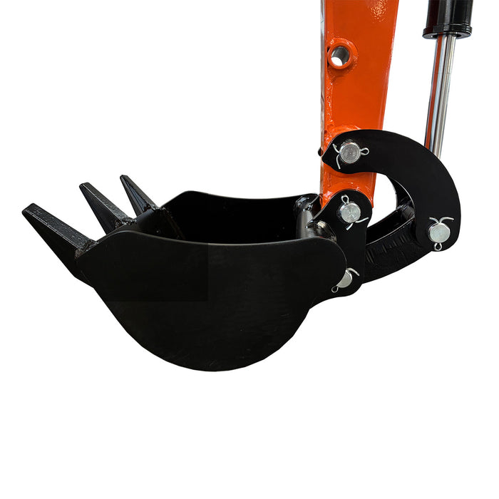 1365 LB Mini Compact Excavator, 306cc/8.5HP Gas Engine, 11-½" Bucket Width, 2000 Lb Digging Force, TMG-MVE05
