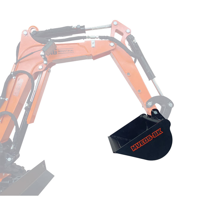 20" Grading Bucket, 3.5 cu-ft (0.1 m3) Capacity, Works for TMG-MVE05, TMG-MVE05-BK