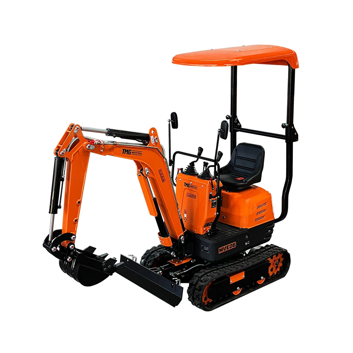 1830 LB Mini Compact Excavator, 306cc/8.5 HP Gas Engine, 12-¼” Bucket Width, 2600 Lb Digging Force, TMG-MVE06
