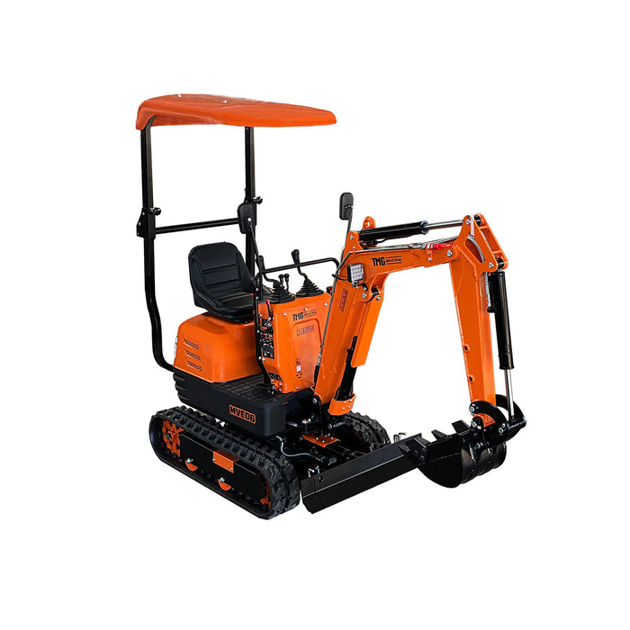 1830 LB Mini Compact Excavator, 306cc/8.5 HP Gas Engine, 12-¼” Bucket Width, 2600 Lb Digging Force, TMG-MVE06
