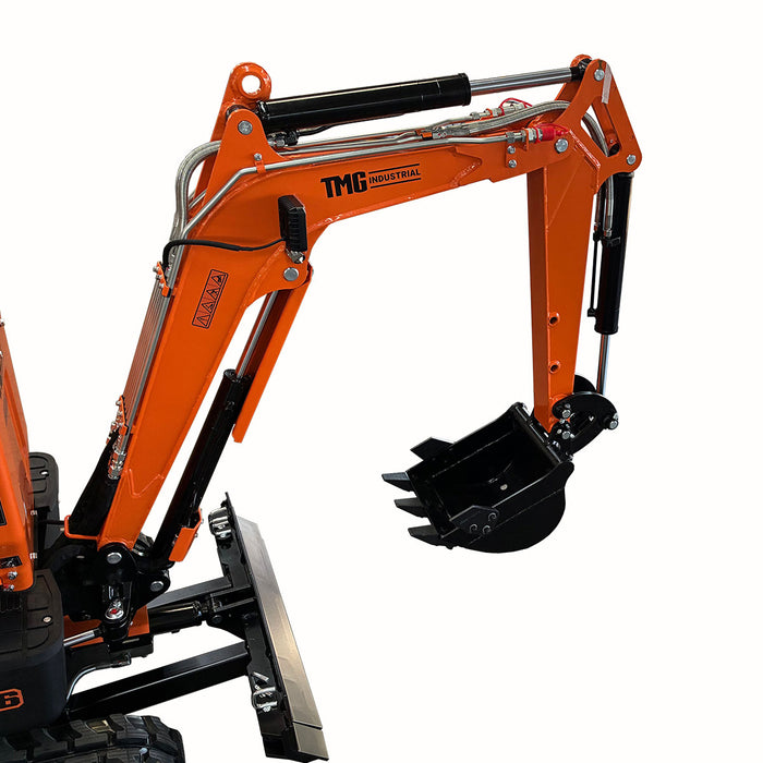 1830 LB Mini Compact Excavator, 306cc/8.5 HP Gas Engine, 12-¼” Bucket Width, 2600 Lb Digging Force, TMG-MVE06