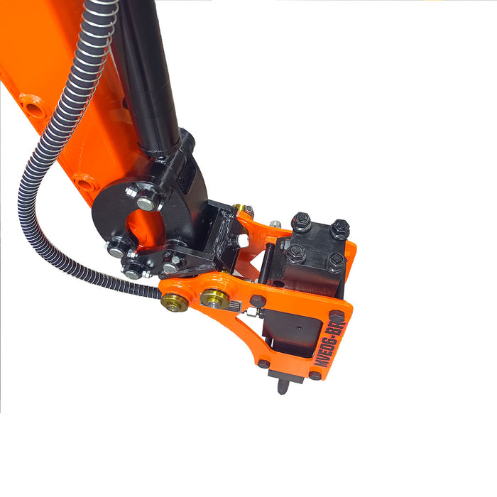 1-3/8" Hydraulic Breaker, ½" Hydraulic Hoses and Flat Quick Couplers, Works for TMG-MVE06 & TMG-MVE07 Mini Excavators, TMG-MVE06-BR
