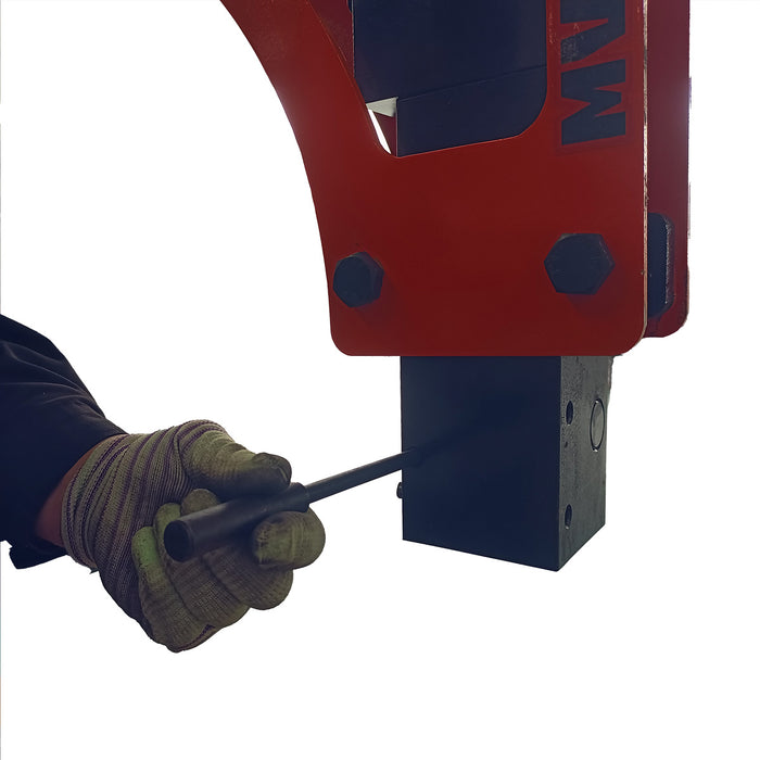 1-3/8" Hydraulic Breaker, ½" Hydraulic Hoses and Flat Quick Couplers, Works for TMG-MVE06 & TMG-MVE07 Mini Excavators, TMG-MVE06-BR