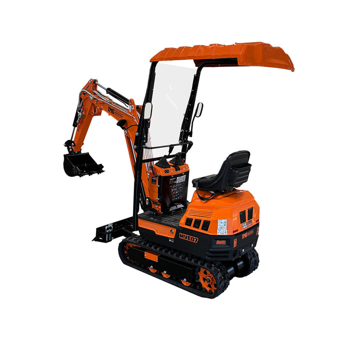 2200 LB Mini Compact Excavator, 420cc/14 HP Gas Engine, 13-¾” Bucket Width, 2765 Lb Digging Force, TMG-MVE07