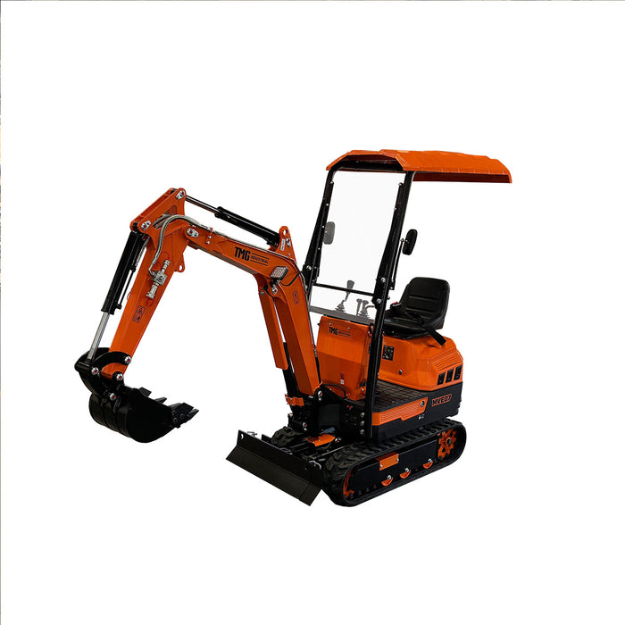 2200 LB Mini Compact Excavator, 420cc/14 HP Gas Engine, 13-¾” Bucket Width, 2765 Lb Digging Force, TMG-MVE07