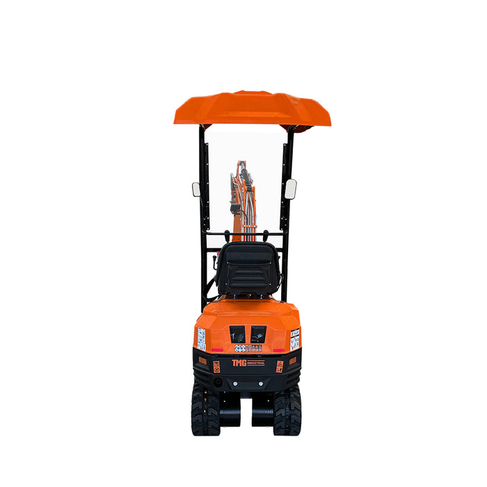 2200 LB Mini Compact Excavator, 420cc/14 HP Gas Engine, 13-¾” Bucket Width, 2765 Lb Digging Force, TMG-MVE07
