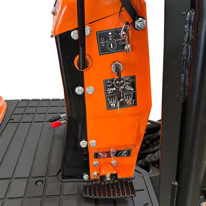 2200 LB Mini Compact Excavator, 420cc/14 HP Gas Engine, 13-¾” Bucket Width, 2765 Lb Digging Force, TMG-MVE07