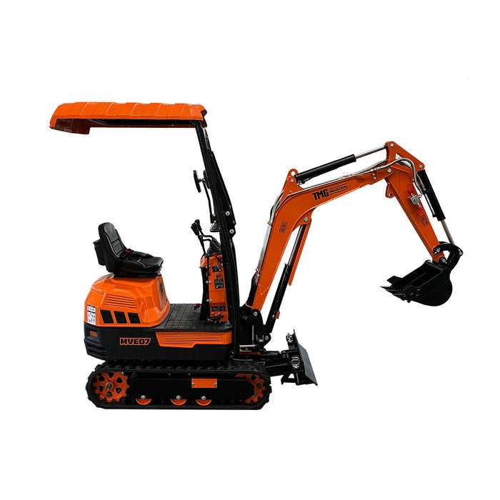 2200 LB Mini Compact Excavator, 420cc/14 HP Gas Engine, 13-¾” Bucket Width, 2765 Lb Digging Force, TMG-MVE07