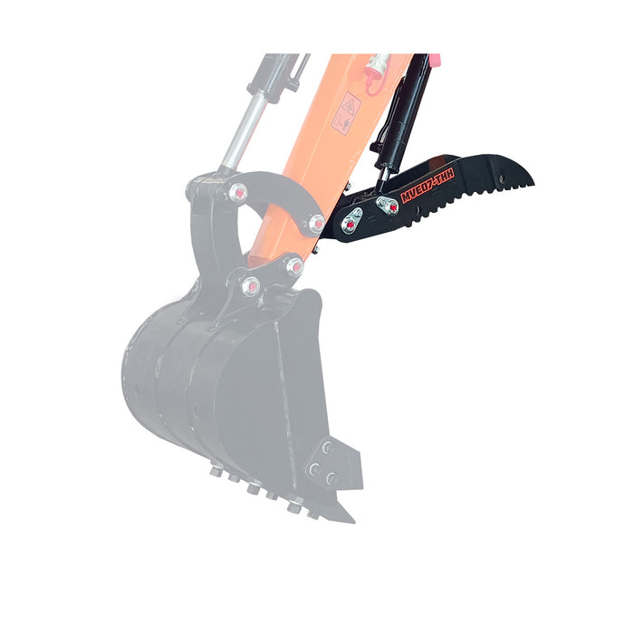 Hydraulic Thumb Attachment, Hydraulic Hoses and G ½" Flat Quick Couplers, Works for TMG-MVE07, TMG-MVE07-THH