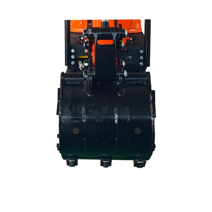 Hydraulic Thumb Attachment, ½" Hydraulic Hoses and Flat Quick Couplers, Works for TMG-MVE07, TMG-MVE07-THH