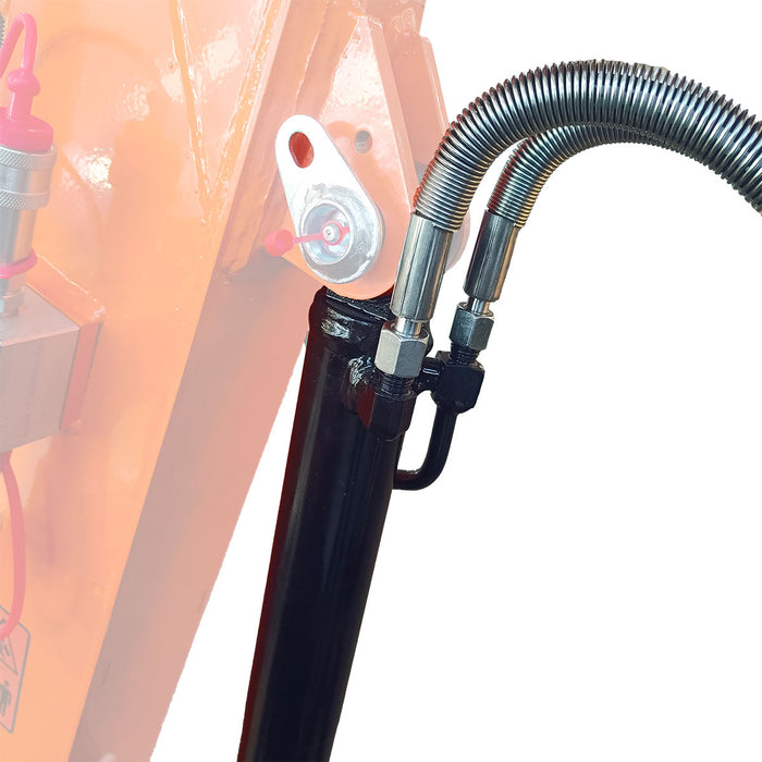 Hydraulic Thumb Attachment, Hydraulic Hoses and G ½" Flat Quick Couplers, Works for TMG-MVE07, TMG-MVE07-THH