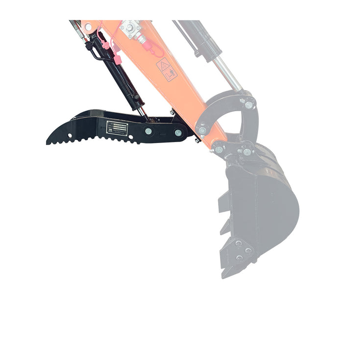 Hydraulic Thumb Attachment, Hydraulic Hoses and G ½" Flat Quick Couplers, Works for TMG-MVE07, TMG-MVE07-THH