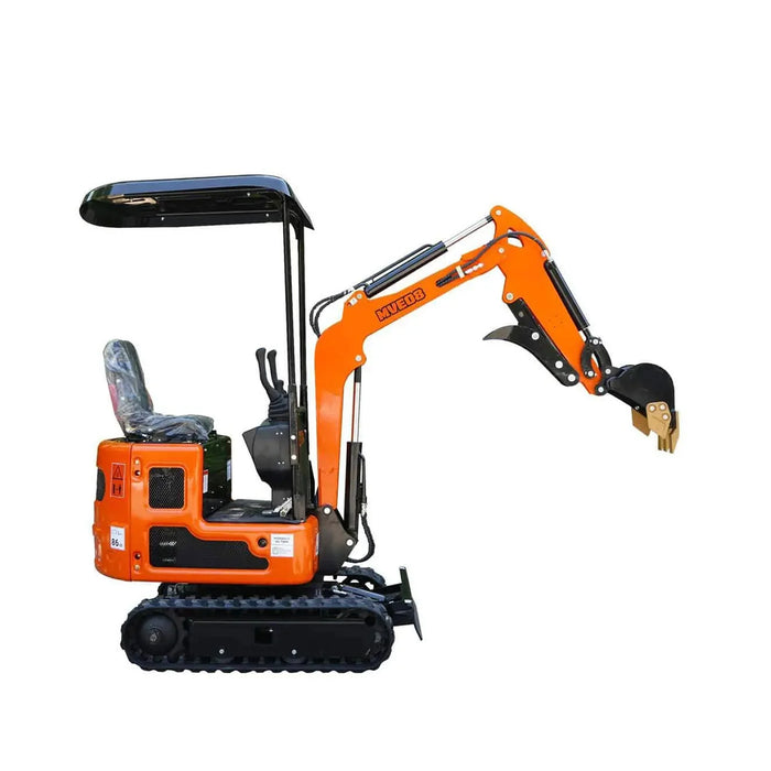 Compact Mini Excavator, 13.5 HP Briggs & Stratton XR Gas Engine, 61-½" Max. Digging Depth, 1900 Lb Operating Weight TMG-MVE08