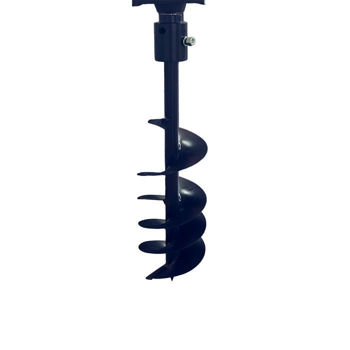 7-7/8" Post Hole Digger with Auger, G 3/8" Hydraulic Hoses and Flat Quick Couplers, Works for TMG-MVL16 & TMG-MVL20 Stand-on Skid Steer, TMG-MVL20-AU