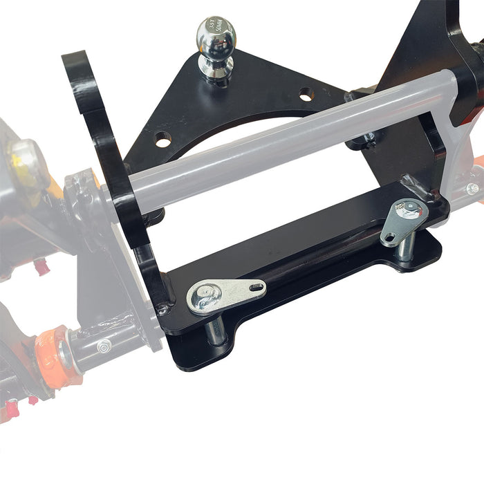 2" Ball Mount Hitch Receiver, Works for TMG-MVL16 & TMG-MVL20 Stand-on Skid Steer, TMG-MVL20-BR