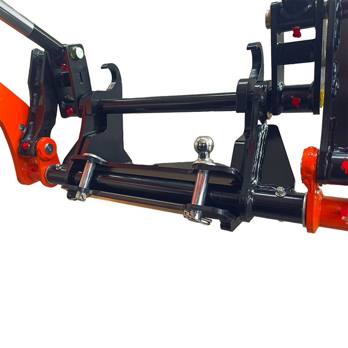 2" Ball Mount Hitch Receiver, Works for TMG-MVL16 & TMG-MVL20 Stand-on Skid Steer, TMG-MVL20-BR