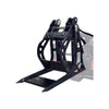 13-3/8" Log Grapple, G 3/8" Hydraulic Hoses and Flat Quick Couplers, Works for TMG-MVL16 & TMG-MVL20 Stand-on Skid Steer, TMG-MVL20-GRP