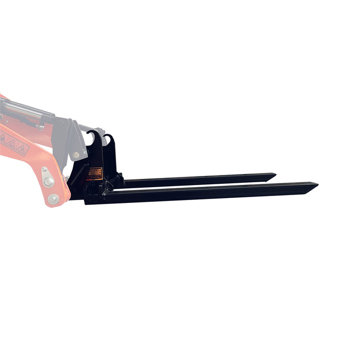 31-1/2" Pallet Fork, Heavy-duty High-Strength Steel, Works for TMG-MVL16 & TMG-MVL20 Stand-on Skid Steer, TMG-MVL20-PF