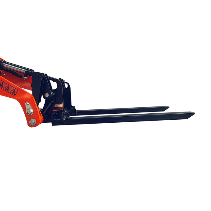 31-1/2" Pallet Fork, Heavy-duty High-Strength Steel, Works for TMG-MVL16 & TMG-MVL20 Stand-on Skid Steer, TMG-MVL20-PF