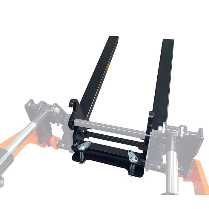 31-1/2" Pallet Fork, Heavy-duty High-Strength Steel, Works for TMG-MVL16 & TMG-MVL20 Stand-on Skid Steer, TMG-MVL20-PF