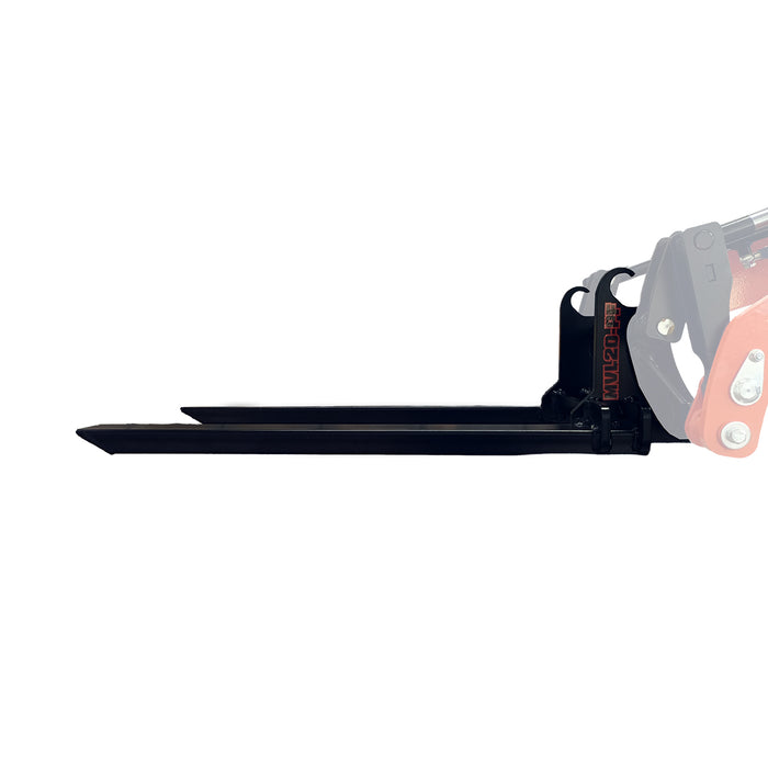 31-1/2" Pallet Fork, Heavy-duty High-Strength Steel, Works for TMG-MVL16 & TMG-MVL20 Stand-on Skid Steer, TMG-MVL20-PF