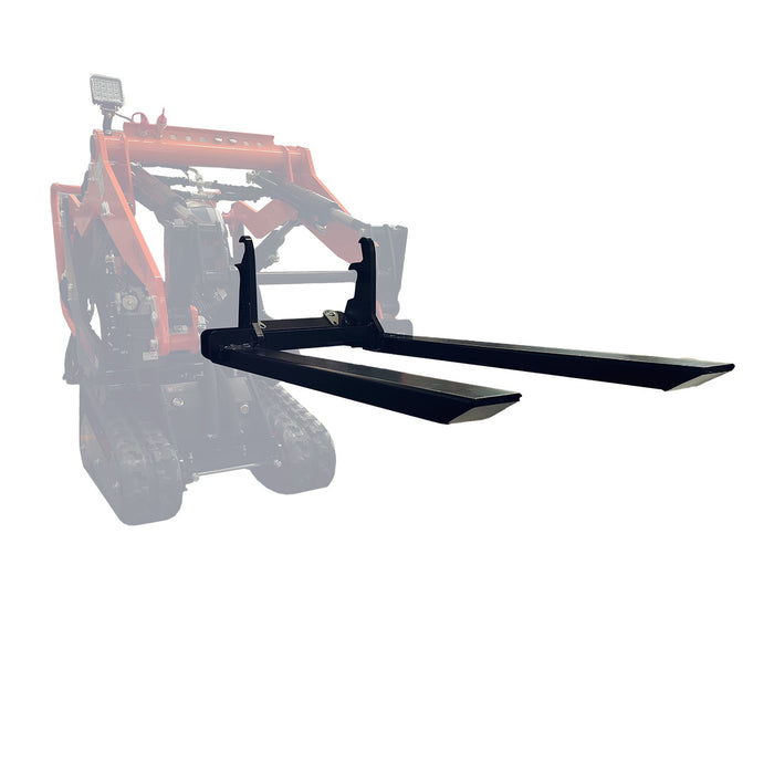 31-1/2" Pallet Fork, Heavy-duty High-Strength Steel, Works for TMG-MVL16 & TMG-MVL20 Stand-on Skid Steer, TMG-MVL20-PF