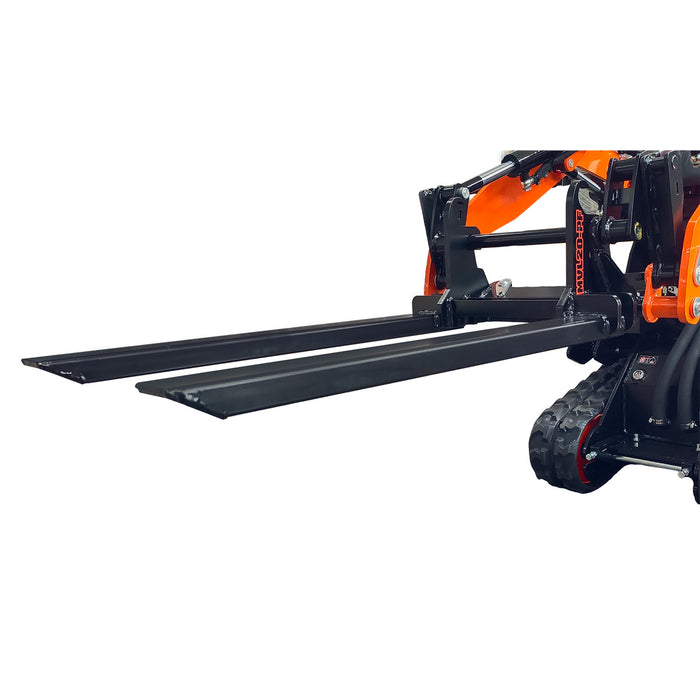 31-1/2" Pallet Fork, Heavy-duty High-Strength Steel, Works for TMG-MVL16 & TMG-MVL20 Stand-on Skid Steer, TMG-MVL20-PF
