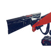 63" Snow Blade, G 3/8" Hydraulic Hoses and Flat Quick Couplers, Wear-resistance Rubber Cutting-edge, Works for TMG-MVL16 & TMG-MVL20 Stand-on Skid Steer, TMG-MVL20-SB