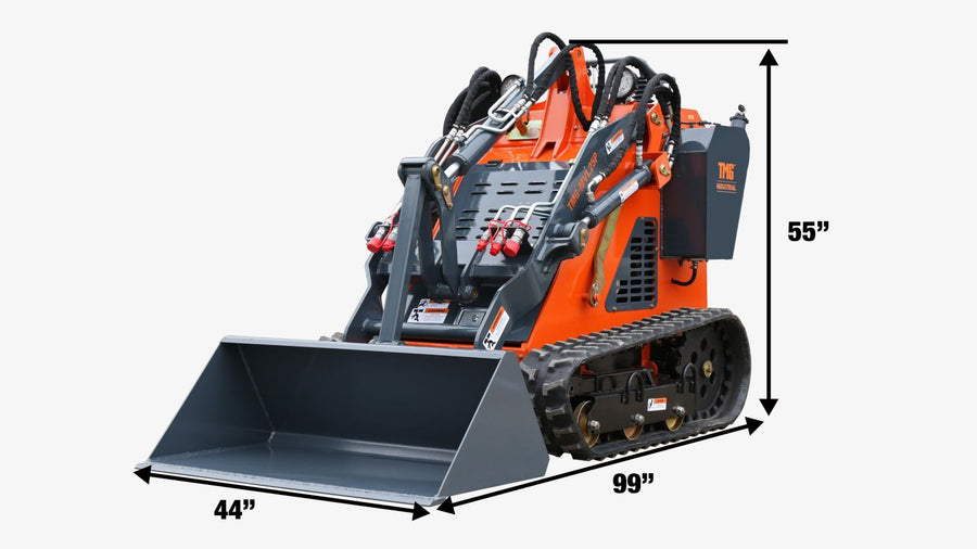 Stand-On Mini Track Loader, 25 HP Perkins Diesel Engine (Discontinued-No Longer Available) TMG-MVL25P