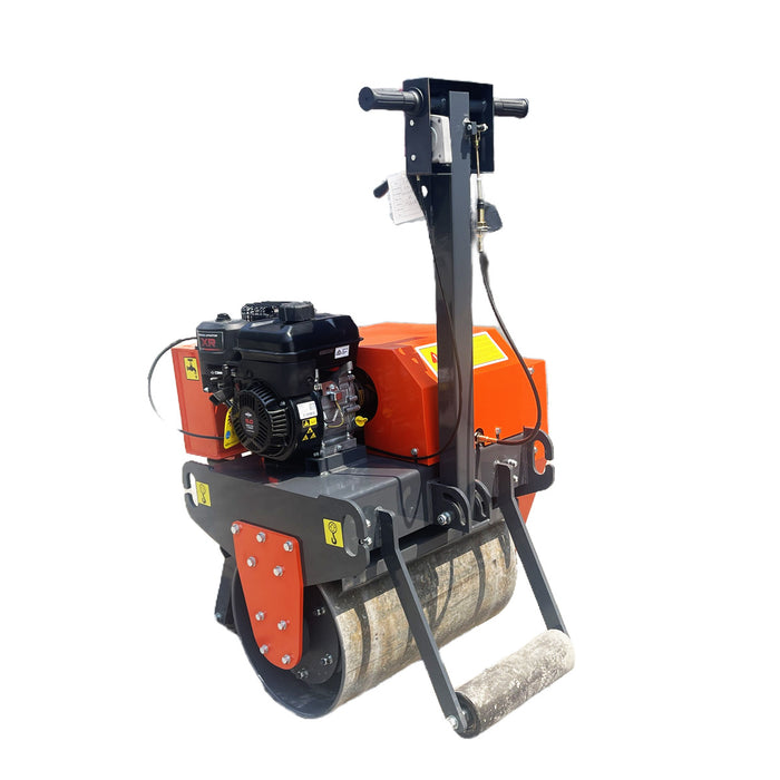 TMG Industrial 5 HP Single Wheel Vibratory Roller, 24” Roller Width, 17” Roller Diameter, EPA Emissions Compliance, TMG-MVR08