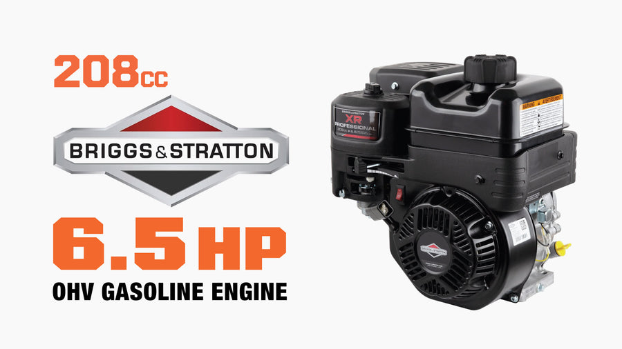 Walk-Behind Single Drum Vibratory Roller, Briggs Stratton Gasoline Engine, 16" Drum, 2600 lb Compaction Force, Automatic Centrifugal Clutch, Self Cleaning Scraper, TMG-MVR10