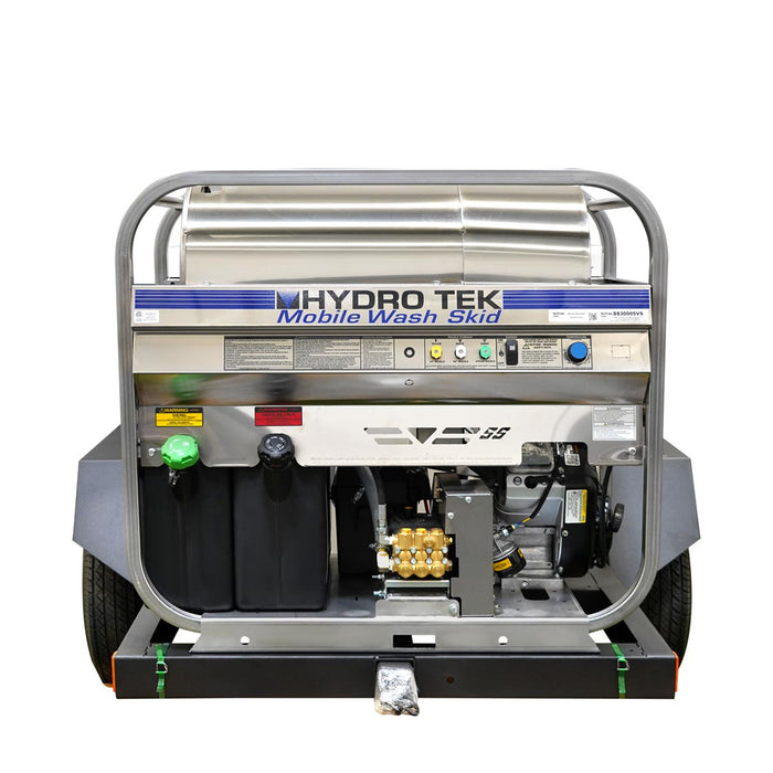 HYDRO TEK Nilfisk 3000 PSI 4.8 GPM Hot Water Pressure Washer, Trailer Package, Vanguard Engine