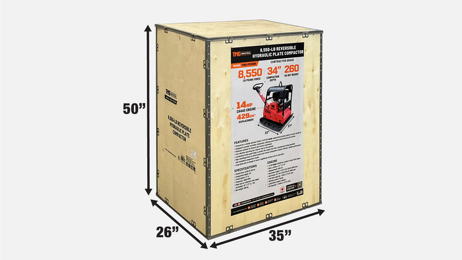 8,550-lb Reversible Hydraulic Plate Compactor (Discontinued – No Longer Available) TMG-PC850K