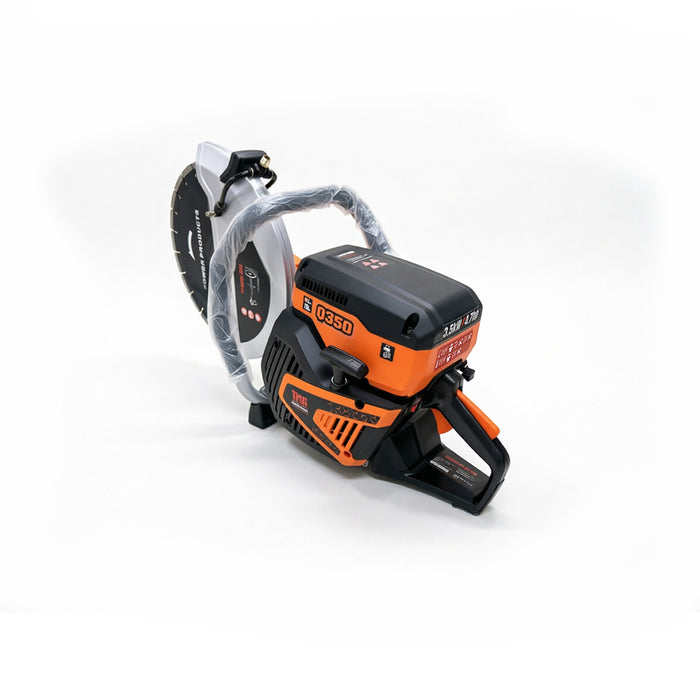 TMG-Q350 14" Gas Powered Concrete Cut-Off Saw, 4.9" Max Cutting Depth, 4.7 HP Engine - image 03