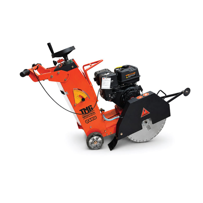 20" Walk-Behind Concrete Saw, 6.5" Max Cutting Depth, 13 HP Gas Engine, Self-Propelled, TMG-Q480