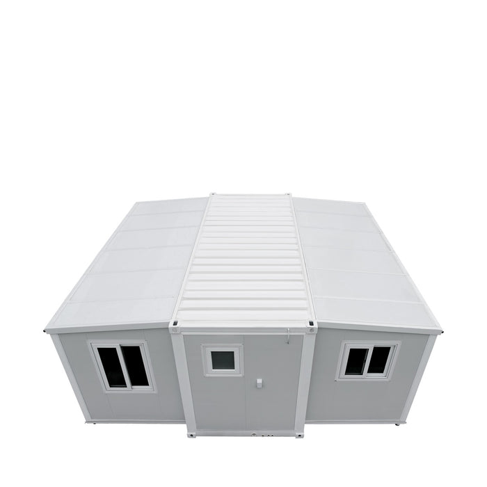 TMG Industrial 20’ Expandable Container House, Portable & Customizable, Electric & Plumbing Ready, Easy Installation, Mobile, TMG-SCE20