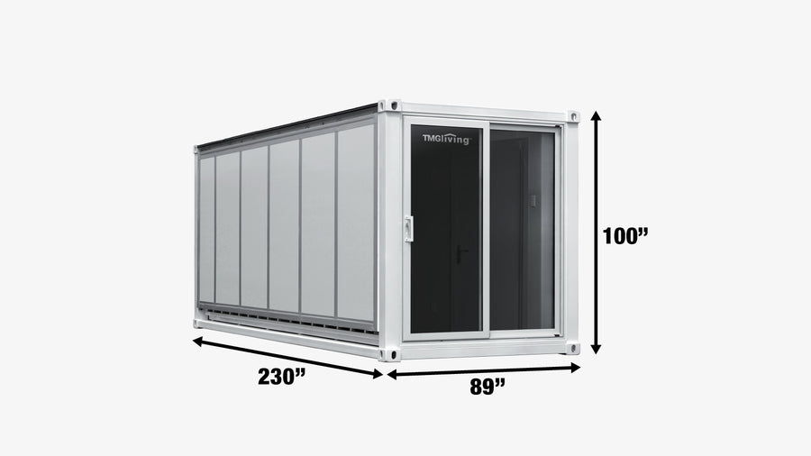 20' Expandable Container Home, Fire-Resistant, Rodent-Proof, TMG-SCE20