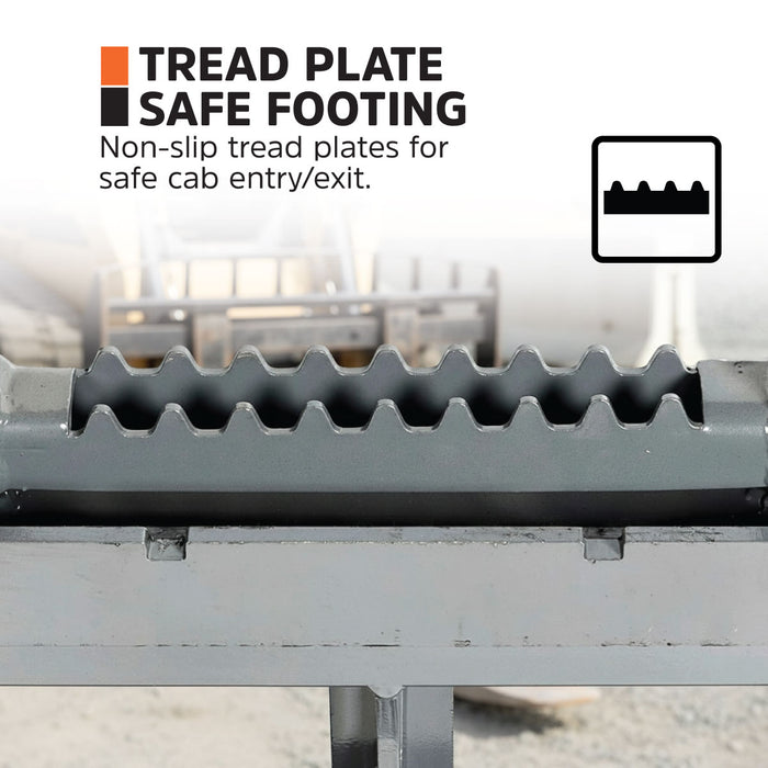 42" Pallet Fork for Skid Steer, Heavy Duty Class II Forks, 4,200 lbs Capacity and Wide Guard, TMG-SPF42