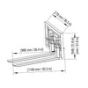 36" Pallet Fork for Mini Skid Steers with Toro Mount, 660 lbs Capacity and Wide Guard, Heavy Duty Forks TMG-SPFM36-TO