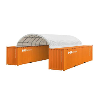 20' x 40' PVC Fabric Container Shelter, Fire Retardant, Water Resistant, UV Protected, TMG-ST2041CV(Previously ST2040C)