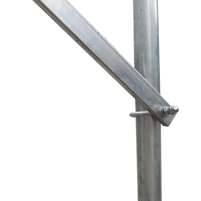 30' x 40' Retractable Mobile Shelter, 13' Clearance, 6" Nylon Casters, 17 oz PVC Cover, TMG-STM3040