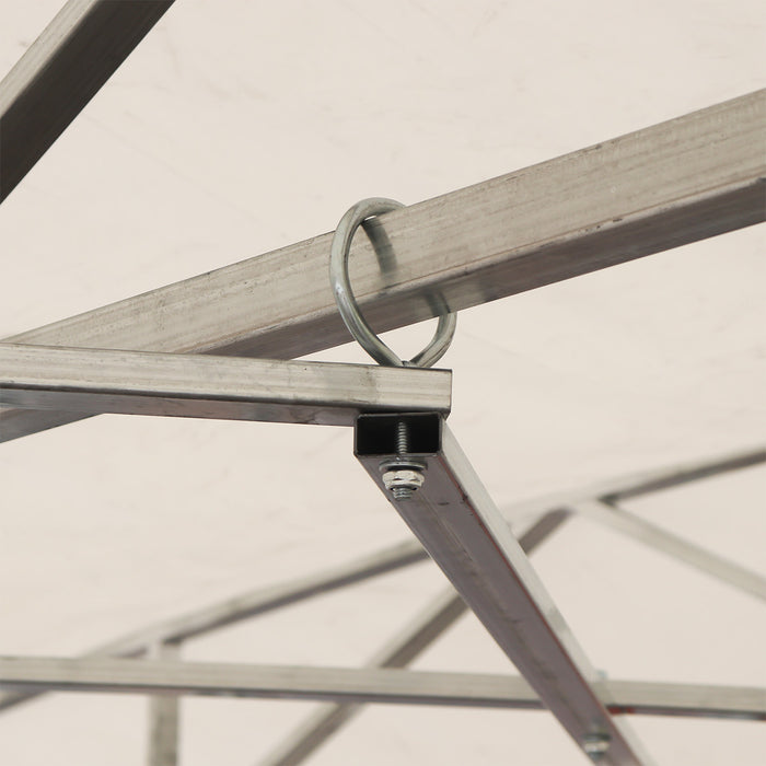 30' x 40' Retractable Mobile Shelter, 13' Clearance, 6" Nylon Casters, 17 oz PVC Cover, TMG-STM3040
