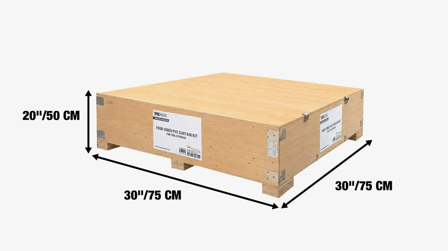 Solid Side and End Curtain Kit for TMG-STM3040, 17 oz PVC, (Shelter Not Included) TMG-STM3040-SC