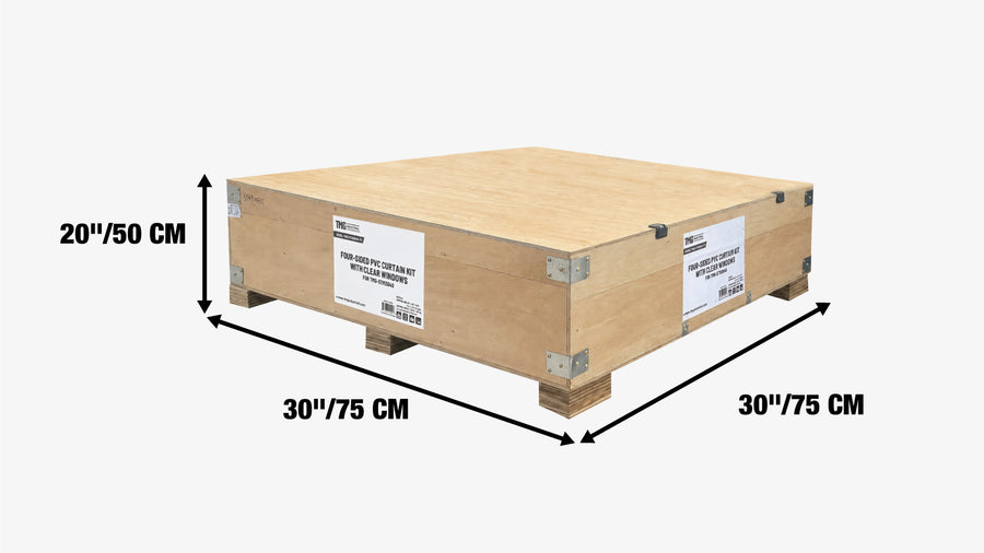 Kit de rideaux latéraux et d'extrémité transparents pour TMG-STM3040, PVC 17 oz, (abri non inclus) TMG-STM3040-TC