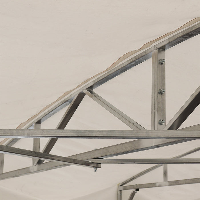 30' x 50' Retractable Mobile Shelter, 13' Clearance, 6" Nylon Casters, 17 oz PVC Cover, TMG-STM3050